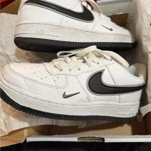 Nike Air Force 1 GS White and Gray